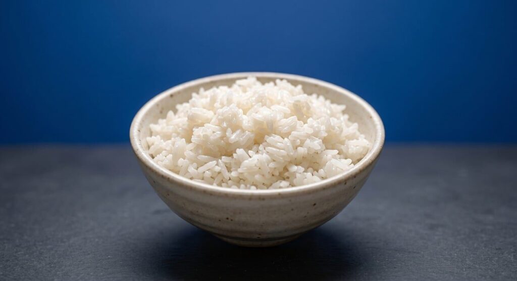 rice, bowl, white rice, cooked, food, simple, healthy, grain, fresh, side dish, vegetarian, aromatic, daily, minimalist, cultural, table, homemade, plate
